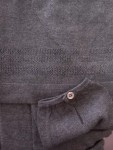 Vorschaubild 14 von Damen Pullover Gr. 42 Grau Casual Lochmuster