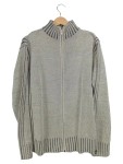 Vorschaubild 1 von Strickjacke Herren Grau Gr. 52/L Polyacryl Meliert Casual Langarm