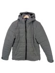 Vorschaubild 1 von Herren Steppjacke Kapuze Gr. 47 Grau Casual