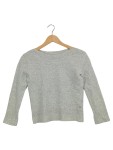 Vorschaubild 1 von Pullover Damen Gr. UNI Grau Wolle Meliert Casual Langarm Freizeit