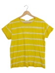 Vorschaubild 1 von Damen T-Shirt Gestreift Gelb Gr. 36/S Casual