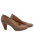 Vorschaubild 1 von Damen Pumps Leder Absatzschuhe Größe 37 Beige Klassisch