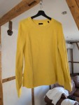 Vorschaubild 2 von Damen Pullover Gelb XL Baumwolle Basic Langarm