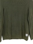 Vorschaubild 2 von Herren Pullover Oliv Gr. S Baumwolle Casual