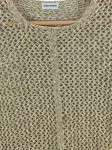 Vorschaubild 4 von Damen Strickpullover Gold Gr. 30-40 Modisch Lochmuster