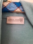 Vorschaubild 3 von Atelier GS Damen Pullover Schalkragen Türkis Gr. 48/4XL Casual