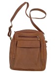 Vorschaubild 1 von HAROLDS Herren Umhängetasche Leder Braun Business Schultertasche