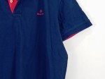 Vorschaubild 3 von Herren Poloshirt Blau Gr. 50/L Preppy Baumwolle Elasthan