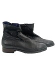 Vorschaubild 1 von Stiefel Herren Gr. 45 Schwarz Leder Reißverschluss 3 cm Casual Uni
