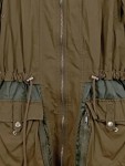 Vorschaubild 3 von Parka Damen Gr. 34/XS Oliv Polyester Polyamid Andere Fasern Uni