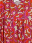 Vorschaubild 3 von Damen Sommerkleid Gr. 40/42 Mehrfarbig Abstraktes Muster Viskose