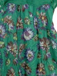 Vorschaubild 3 von Mädchen Sommerkleid Gr. 152 Grün Blumenmuster Casual Baumwolle