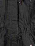 Vorschaubild 3 von Parka Kinder Gr. 158 Schwarz Polyester Uni Casual Freizeit