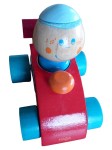 Vorschaubild 1 von Rennfahrer Spielzeugauto Holz Rot