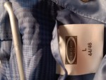 Vorschaubild 4 von Regenjacke Damen Blau Gr. 40/L Polyester Uni Praktisch Langarm