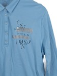 Vorschaubild 2 von Damen Poloshirt 46;3XL Blau 3/4-Arm Casual