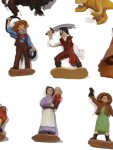Vorschaubild 3 von Spielfiguren Konvolut Western Dinosaurier Tiere Reiter Mehrfarbig