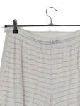 Vorschaubild 2 von Schlafanzug Damen Weiß Gr. 40/L Gestreift Komfortabel Freizeit