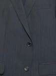 Vorschaubild 2 von Herren Anzug Sakko + Hose Gr. 48 Blau Business Nadelstreifen