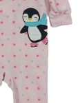 Vorschaubild 2 von Baby Schlafanzug Rosa mit Pinguin & Punkten Gr. 86 (18 Monate)