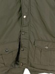 Vorschaubild 3 von Kinder Parka Outdoor Jacke Gr. 122/128 Oliv mit Kapuze Fellbesatz
