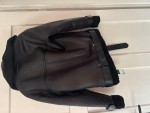 Vorschaubild 2 von Damen Lederjacke Lammfell-Optik Schwarz Gr. 34/XS