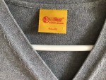Vorschaubild 9 von Kinder Wickelpullover Gr. 152 Grau Langarm Casual
