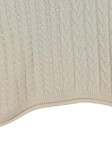 Vorschaubild 4 von Damen Pullunder Strickweste Zopfstrick Beige Gr. S Casual