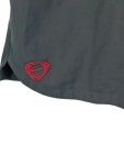 Vorschaubild 2 von Sportshorts Damen Grau Gr. 38/M Polyester Uni Sportlich Logo-Print Logo