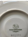 Vorschaubild 4 von Unterteller Porzellan Geometrisch Weiß 14 cm Metallic