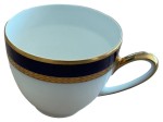Vorschaubild 1 von Olivia Tasse Unterteller Porzellan Weiß Elegant Metallic