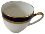 Vorschaubild 1 von Olivia 63 Tasse Untertasse Porzellan Weiß Metallic Elegant