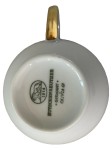 Vorschaubild 2 von Olivia 63 Tasse Untertasse Porzellan Weiß Metallic Elegant