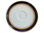 Vorschaubild 1 von Unterteller Porzellan Weiß Geometrisch Elegant 14cm