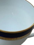 Vorschaubild 4 von Tasse Porzellan Weiß Goldrand Dunkelblau Elegant Olivia 60