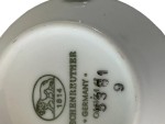 Vorschaubild 5 von Tasse Porzellan Weiß Goldrand Klassisch Dunkelblaues Band