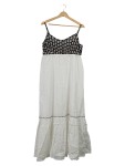 Vorschaubild 1 von Damen Sommerkleid Gr. 42/XL Weiß Bohemian Maxikleid