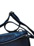 Vorschaubild 3 von Damen Gürteltasche Bauchtasche Leder Blau Crossbody Tasche