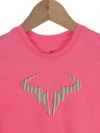 Vorschaubild 2 von Kinder Sport Shirt T-Shirt Nadal Logo Pink Gr. 147 Polyester Dri-Fit