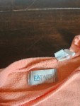 Vorschaubild 3 von Mädchen Langarmshirt Gr. 68 Herz Motiv Baumwolle Casual Orange