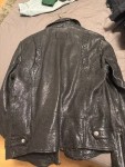 Vorschaubild 8 von Lederjacke Damen Gr. 38 Schwarz Modern Biker Style Echtleder