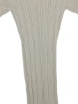 Vorschaubild 3 von Damen Strickkleid Midi Gr. 36/S Beige Rippstrick Modern