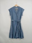 Vorschaubild 2 von Damen Jeanskleid Gr. 36 S Blau Casual Lyocell Midikleid