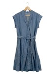 Vorschaubild 1 von Damen Jeanskleid Gr. 36 S Blau Casual Lyocell Midikleid