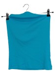 Vorschaubild 1 von Damen One-Shoulder Top Shirt Gr. 38/M Türkis Basic Rippstrick