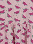 Vorschaubild 2 von Sommerkleid Kinder Gr. 128 Pink Baumwolle Grafisch Casual Frühjahr/Sommer