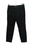 Vorschaubild 1 von Damen Stoffhose Schwarz Gr. 40 Stretch Reißverschluss Details