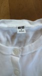 Vorschaubild 4 von Damen Strickjacke Gr. 36/S Weiß Basic Baumwolle