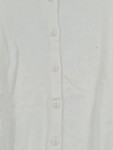 Vorschaubild 2 von Damen Strickjacke Gr. 36/S Weiß Basic Baumwolle