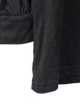 Vorschaubild 3 von Langarmshirt Herren Schwarz Gr. 54/XXL Uni Streetwear Casual Logo